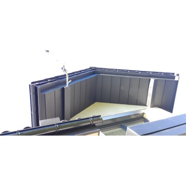 Panel elewacyjny, podbitka dachowa PEDD-1 różne kolory palety RAL