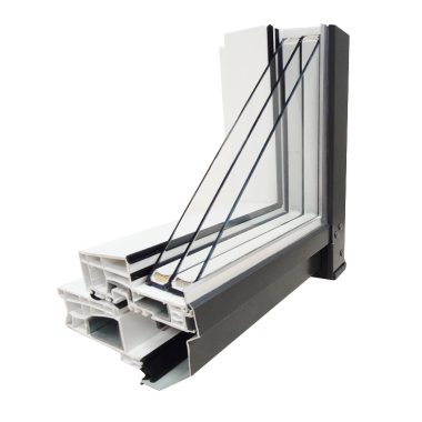 Okno dachowe PVC Supro TRIPLE TERMO 78x160 3 szybowe