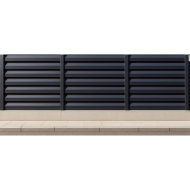 Przęsło ogrodzeniowe żaluzjowe MODERN BLIND 200x100