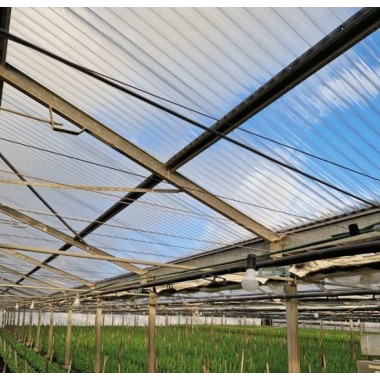 Płyta trapezowa PC poliwęglan przeźroczysty 76/18 900 x 3000/0,5mm