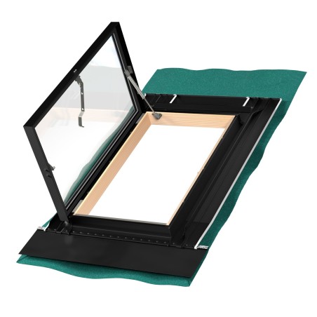 Wyłaz dachowy FAKRO WGU-X 46x75 RAL 9005 CZARNY