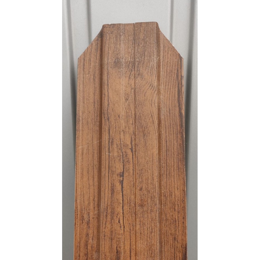 SZTACHETY METALOWE OBUSTRONNIE MALOWANE CIEMNY DĄB MATT STALOWE SZTACHETKI