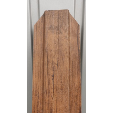 SZTACHETY METALOWE OBUSTRONNIE MALOWANE CIEMNY DĄB MATT STALOWE SZTACHETKI