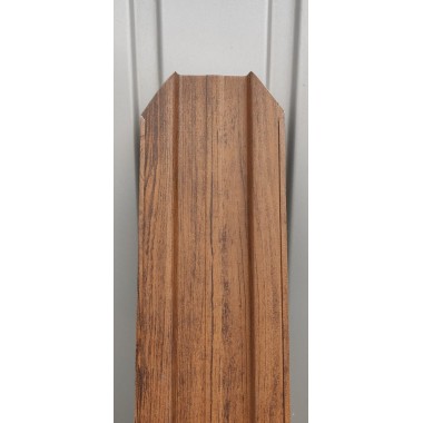 SZTACHETY METALOWE OBUSTRONNIE MALOWANE CIEMNY DĄB MATT STALOWE SZTACHETKI