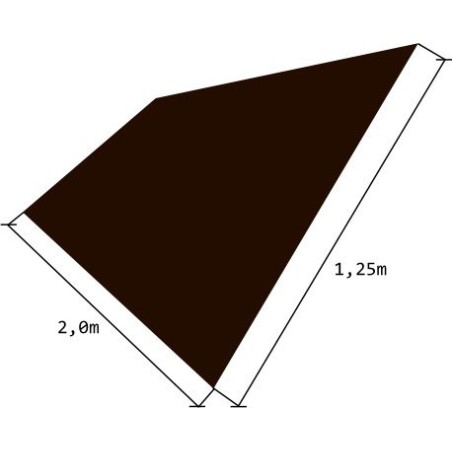 Blacha płaska 1,25m x 2,00m RAL 7024 MATT SZARY MAT