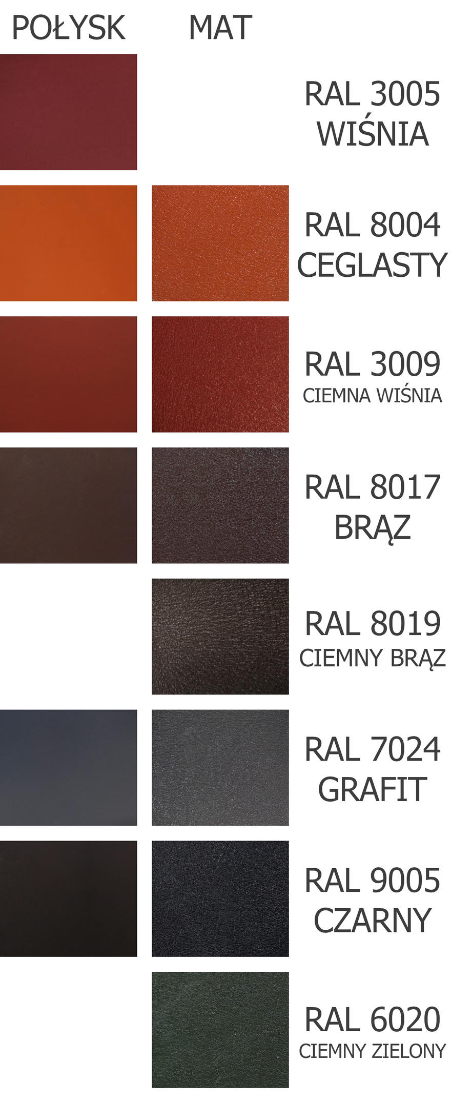 Kolory śniegołapów