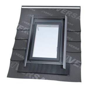 Wyłaz dachowy ocieplony PVC WVB+T V10 50x62 z kołnierzem